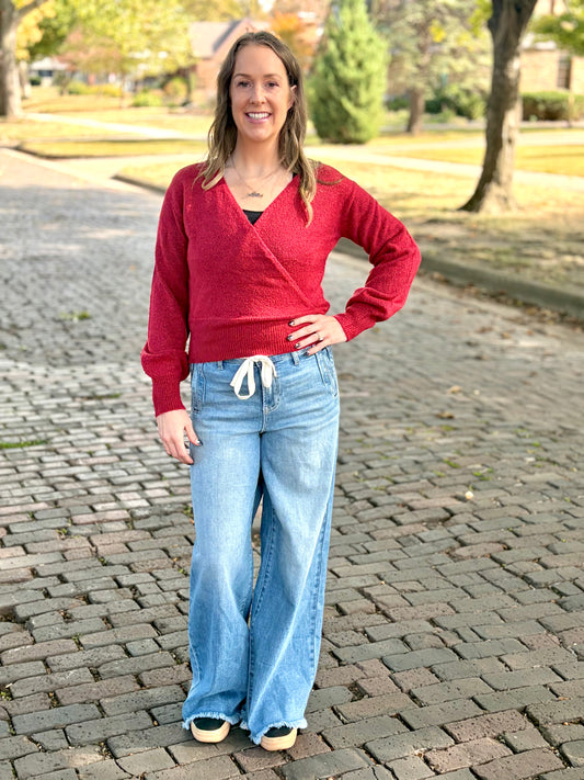 Holly Wrap Sweater