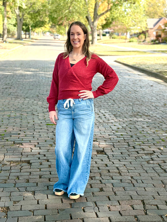 Holly Wrap Sweater