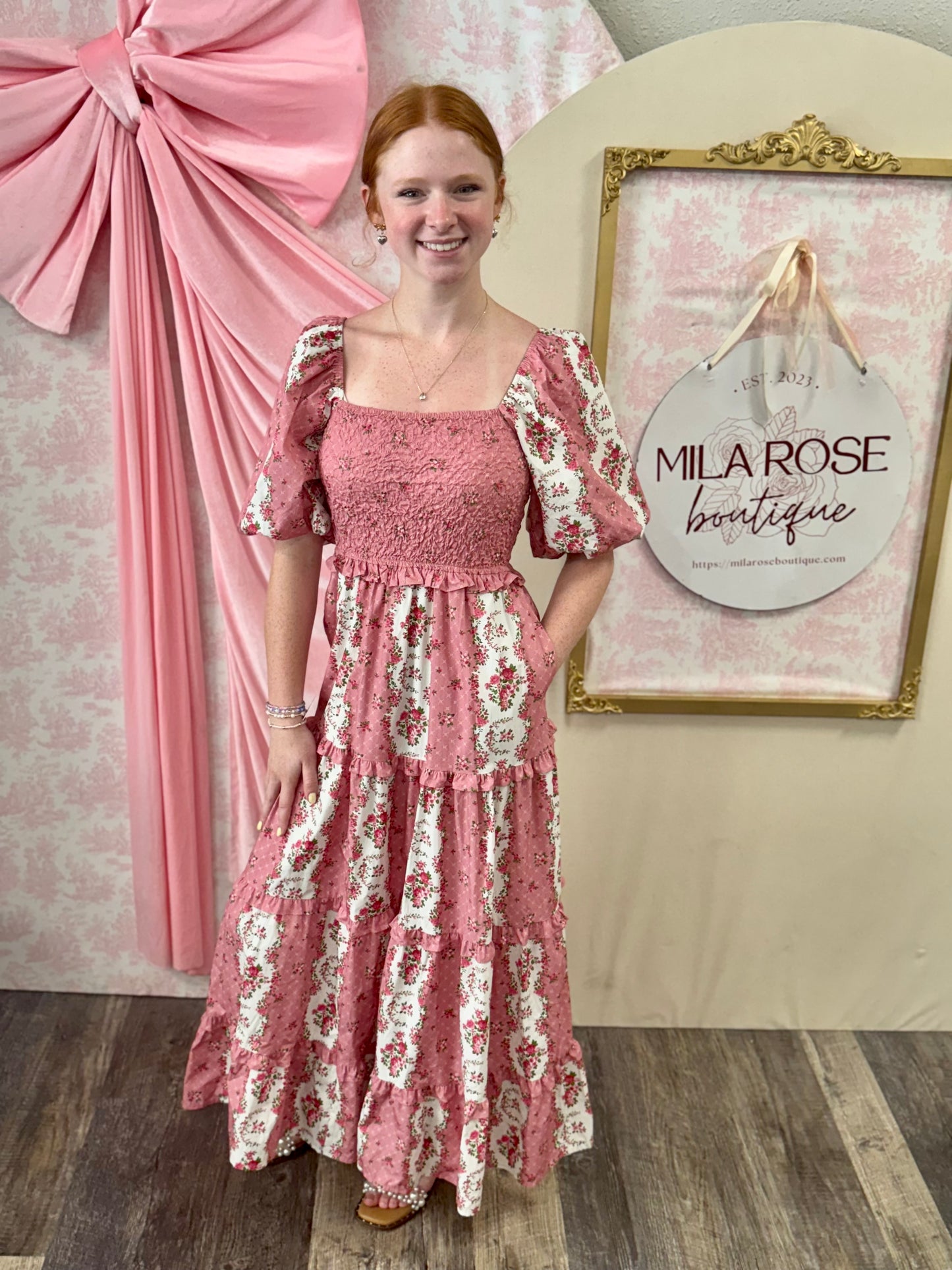 Mila Tiered Maxi Dress