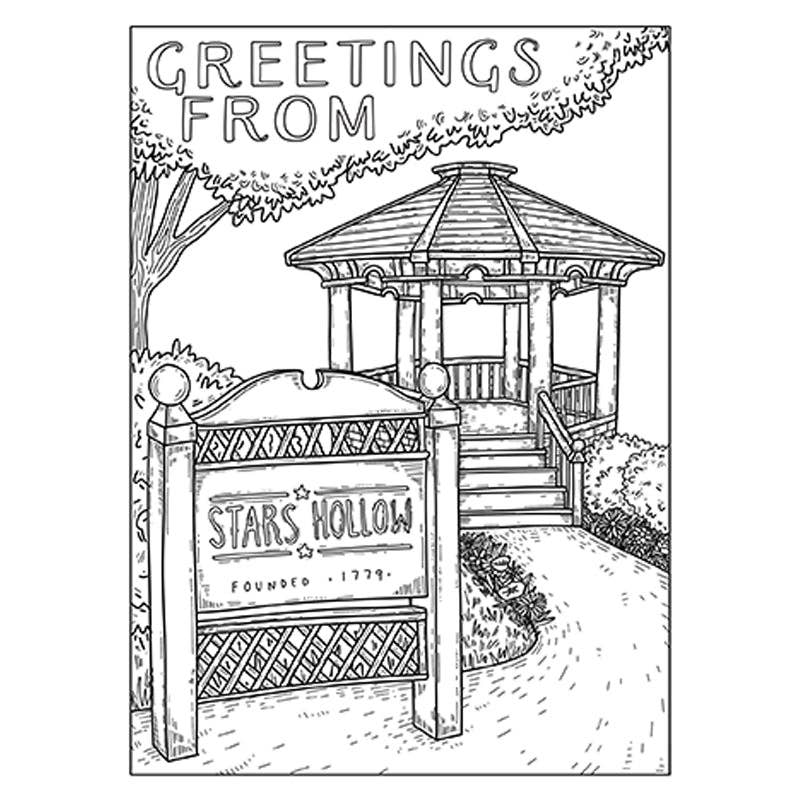 Gilmore Girls: Greetings from Stars Hollow (coloring)