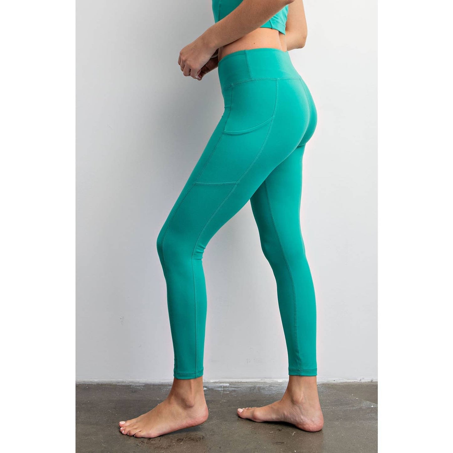 BUTTER BASIC LEGGING WITH POCKETS: Java / L