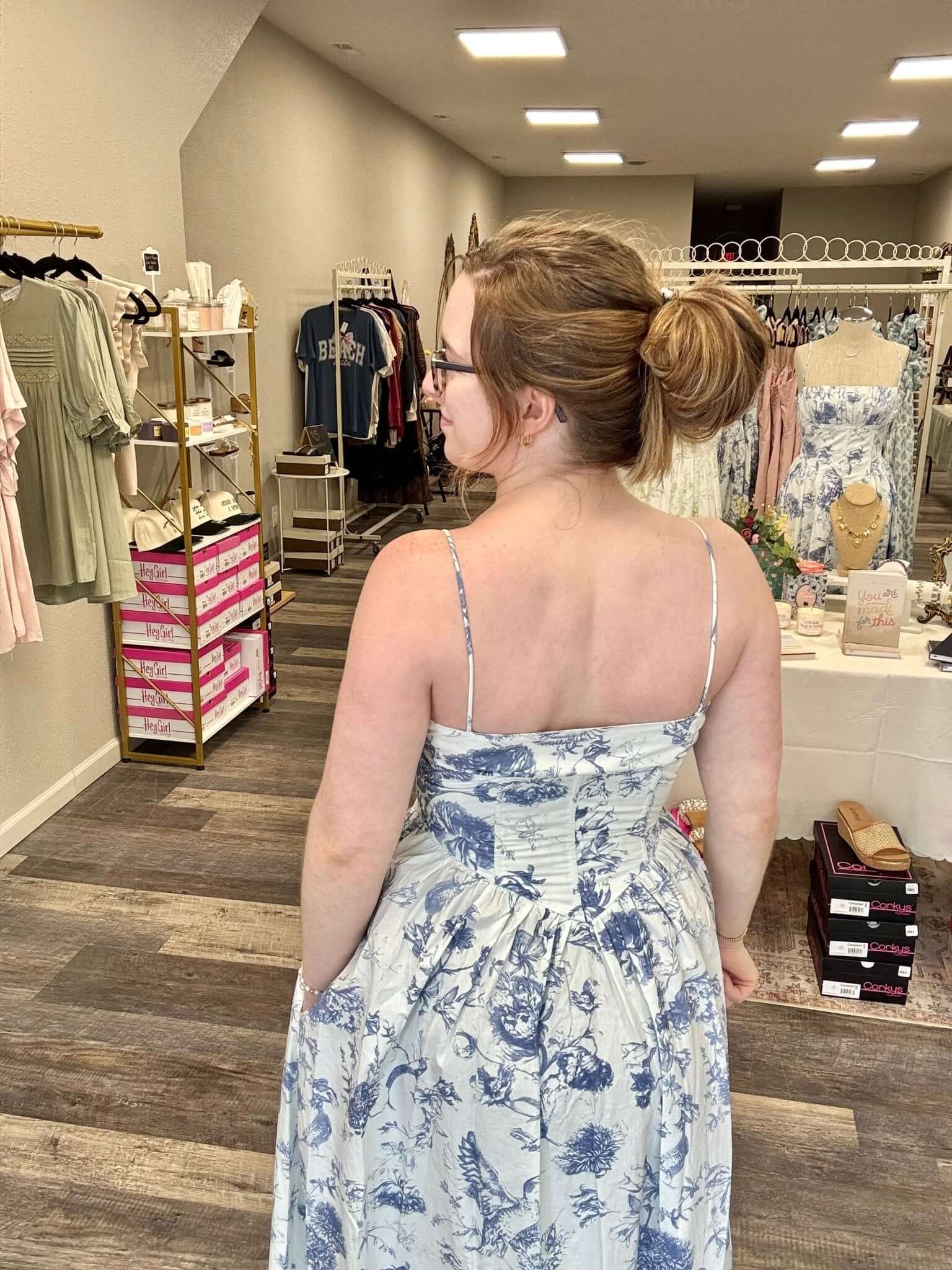 Adele Floral Shirring Maxi - Mila Rose Boutique, LLCAdele Floral Shirring MaxiXS