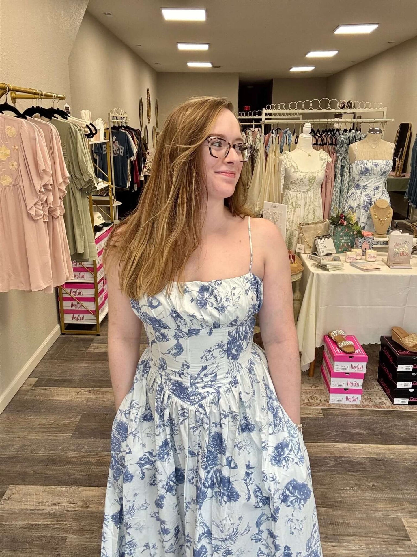 Adele Floral Shirring Maxi - Mila Rose Boutique, LLCAdele Floral Shirring MaxiXS