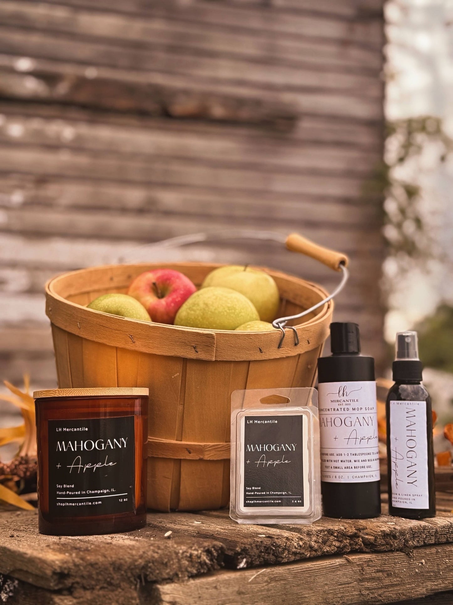 Mahogany + Apple Fall Candle