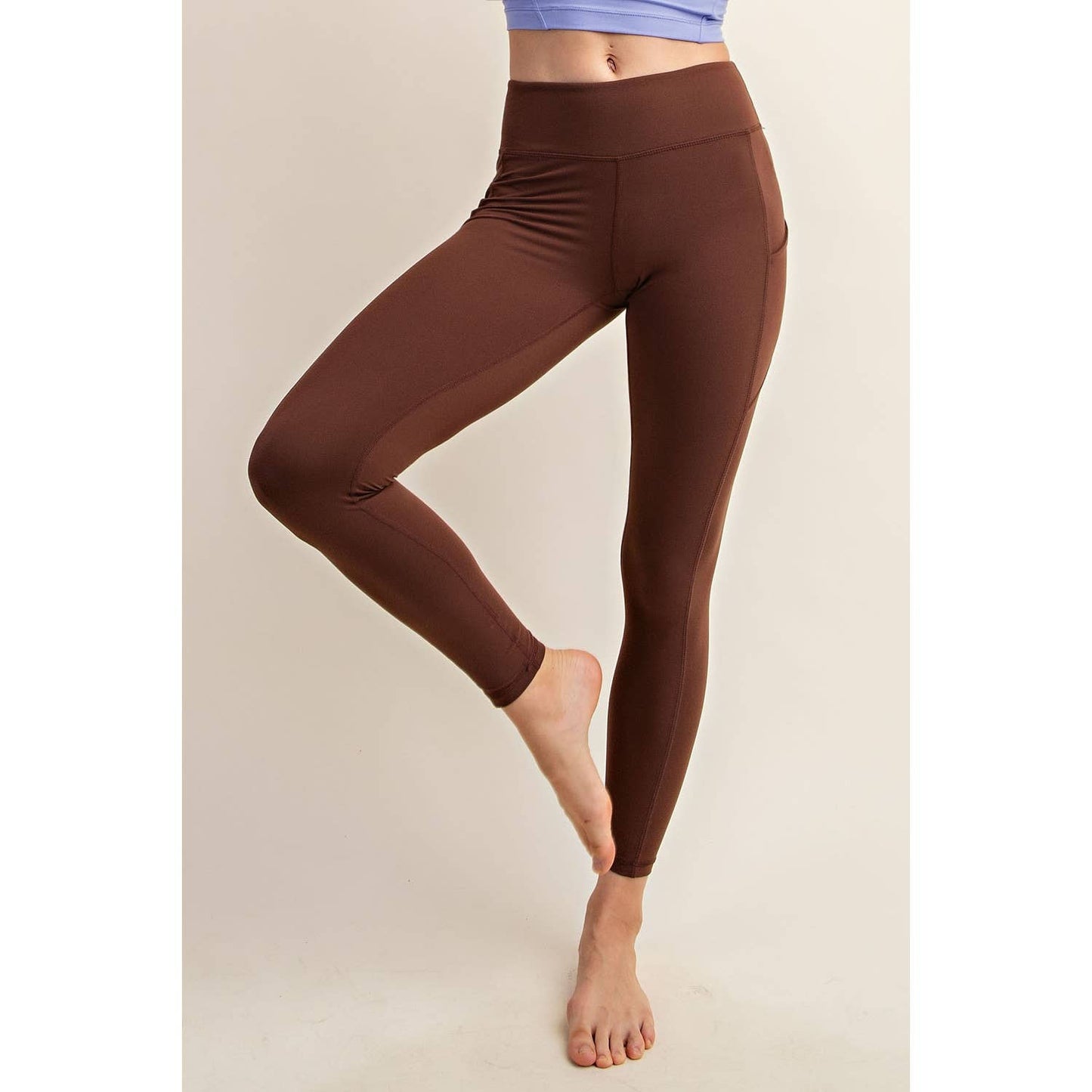 BUTTER BASIC LEGGING WITH POCKETS: Java / L