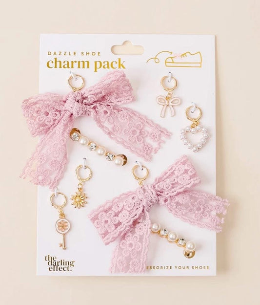 Dazzle Shoe Charm: Key to my Heart - Mila Rose Boutique, LLCDazzle Shoe Charm: Key to my Heart