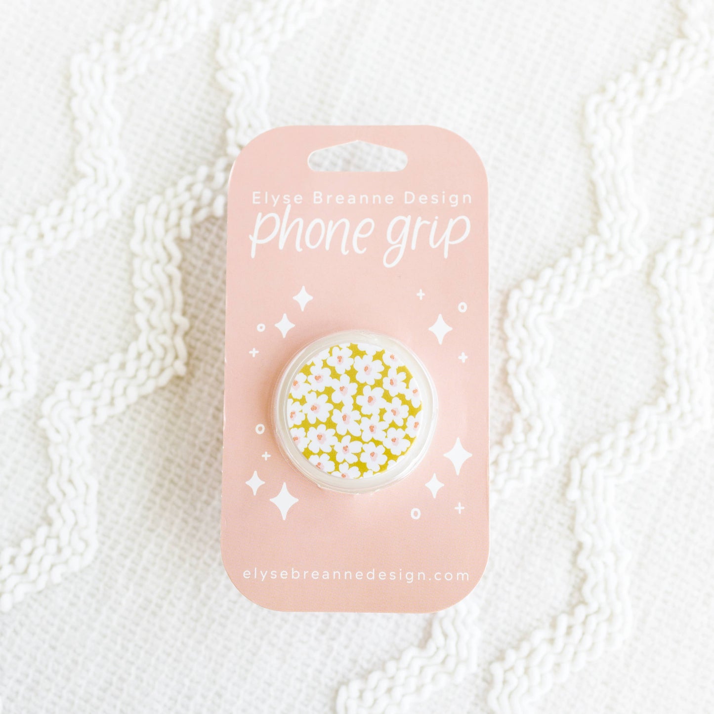 Citron Posies Phone Grip