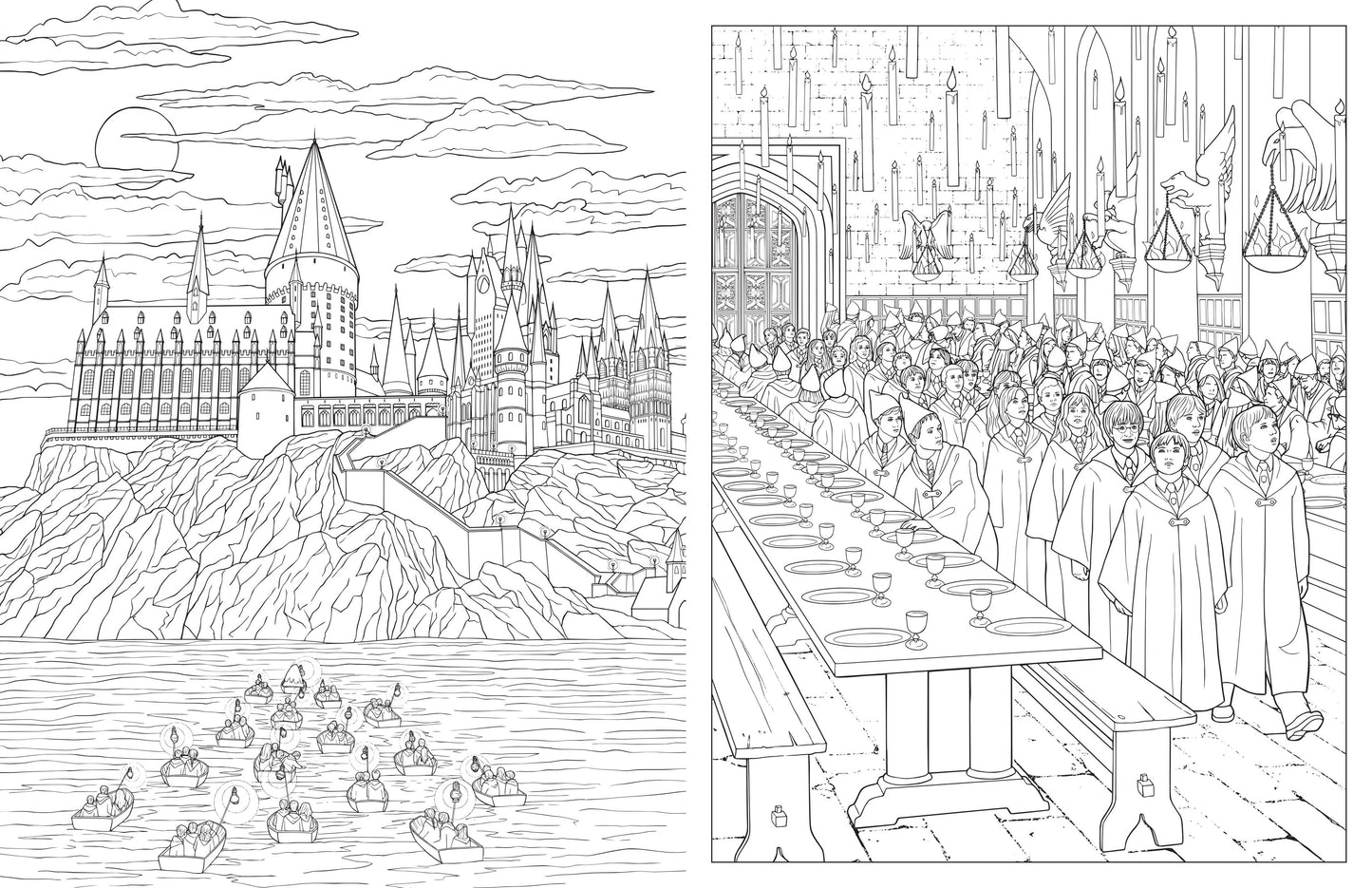 Harry Potter: Hogwarts: An Official Coloring Book