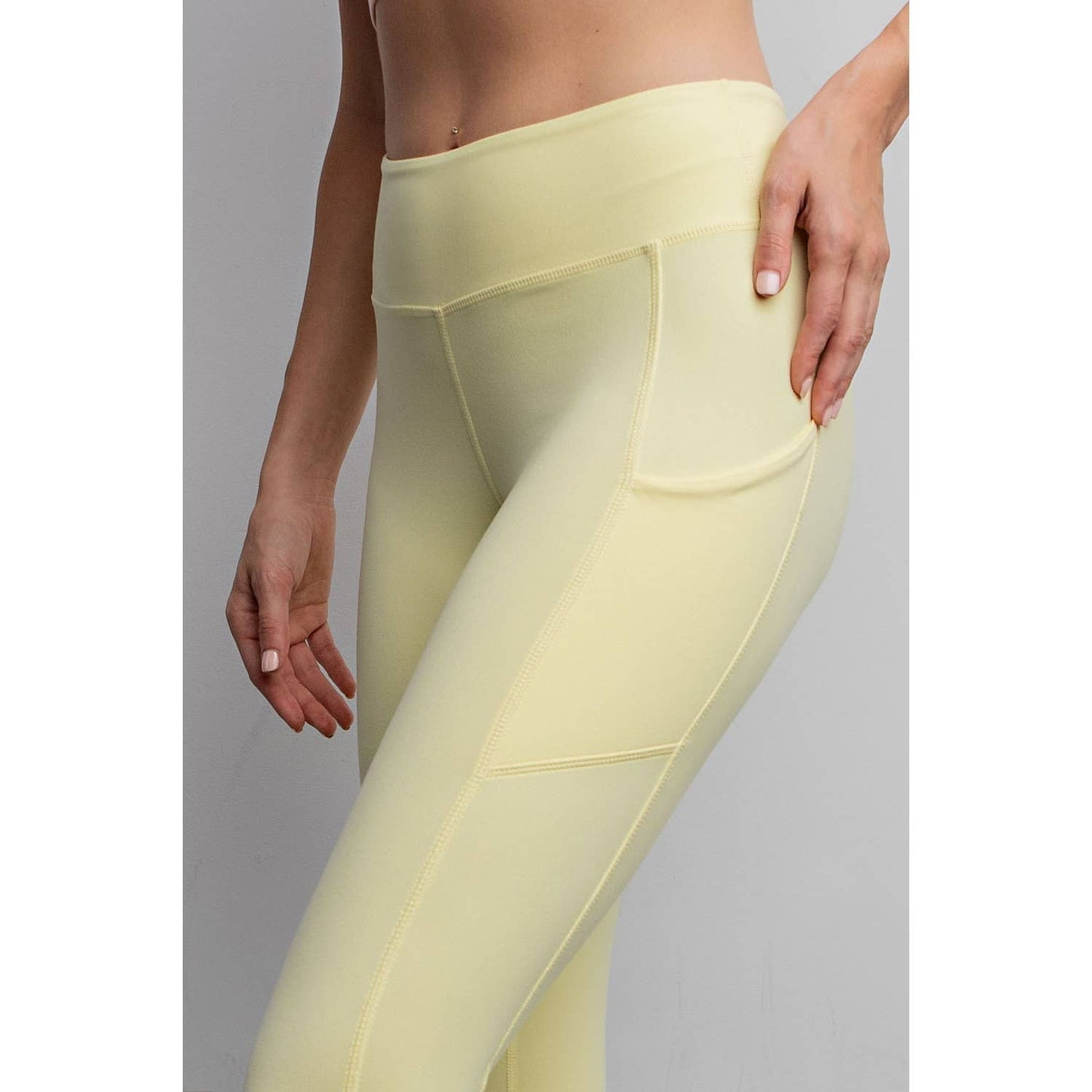 BUTTER BASIC LEGGING WITH POCKETS: Java / L