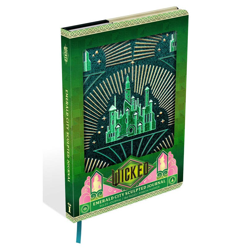 Wicked: Emerald City Sculpted Journal