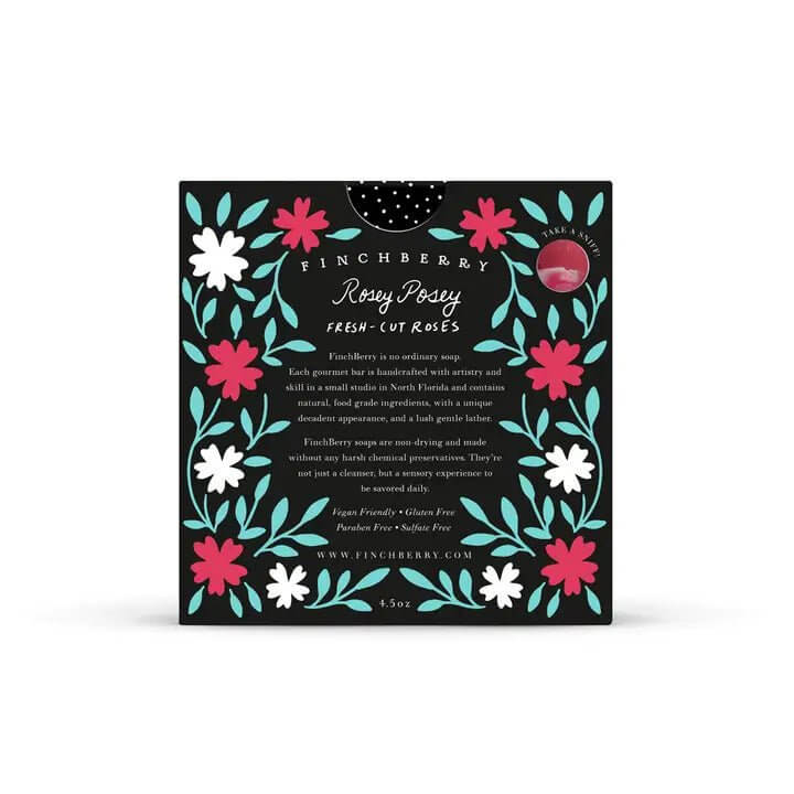 Finchberry Soap - Rosey Posey Soap (Boxed) - Mila Rose Boutique, LLCFinchberry Soap - Rosey Posey Soap (Boxed)