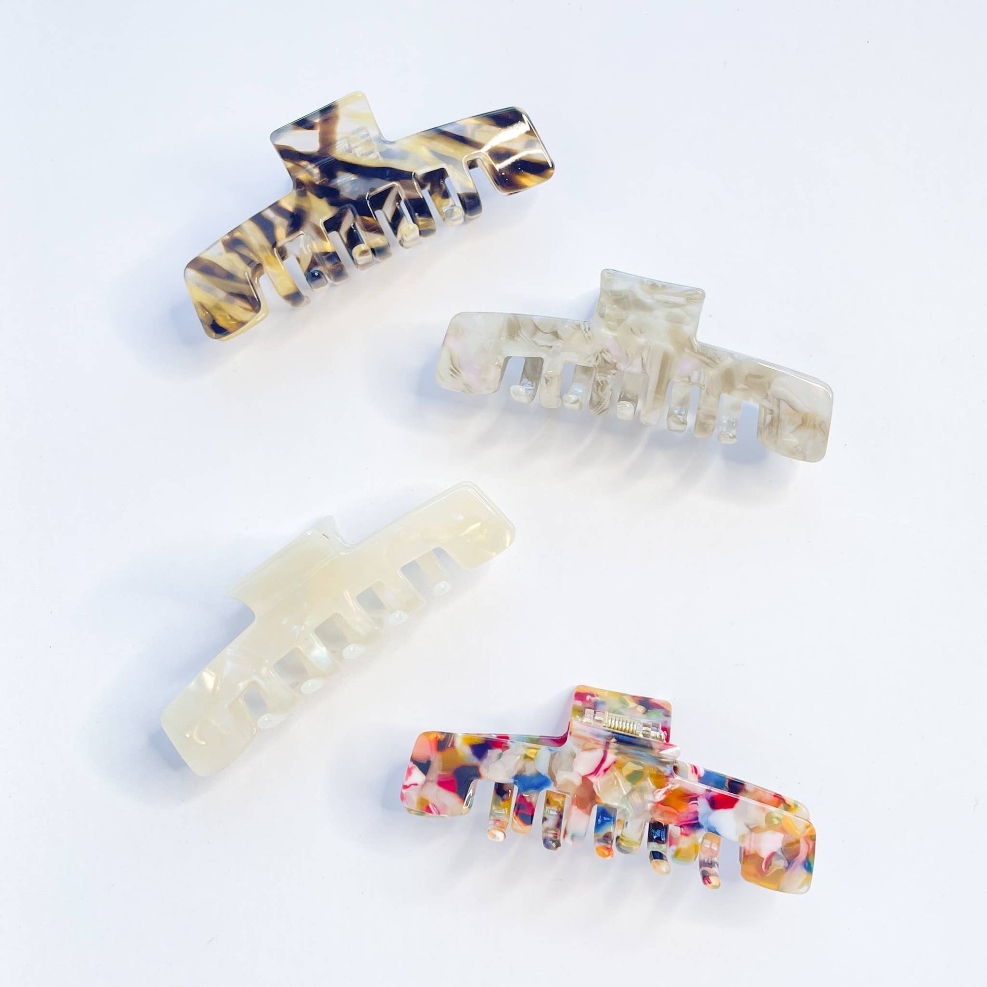 Gwen | Long Skinny Barrel Claw Clip: Assorted - Mila Rose Boutique, LLC