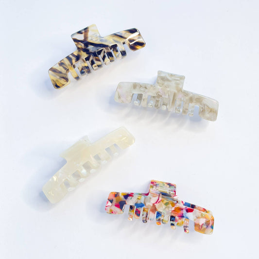 Gwen | Long Skinny Barrel Claw Clip: Assorted - Mila Rose Boutique, LLC