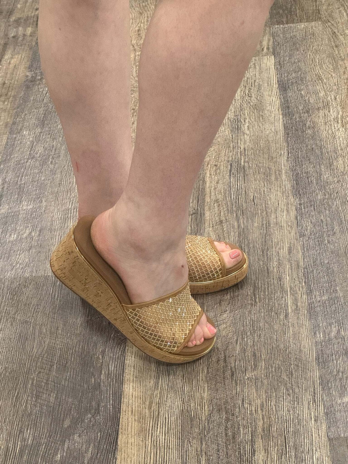 Let’s Mesh Around Wedge Sandal - Mila Rose Boutique, LLCLet’s Mesh Around Wedge Sandal7