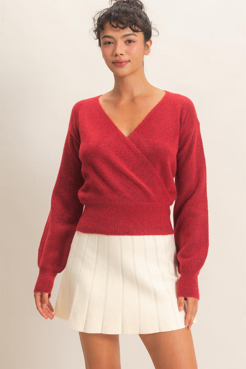 Holly Wrap Sweater