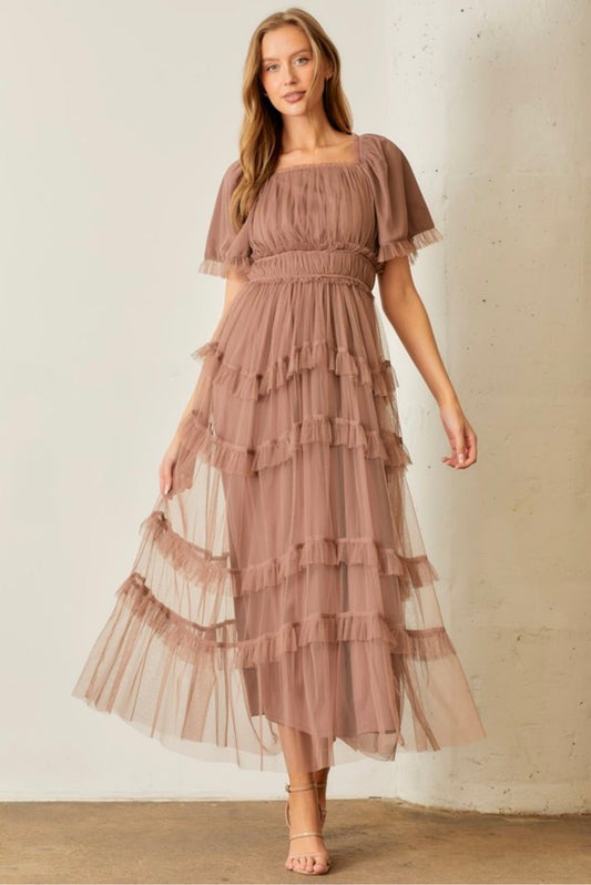 Lila Tulle Maxi Dress - Mila Rose Boutique, LLCLila Tulle Maxi DressSmall