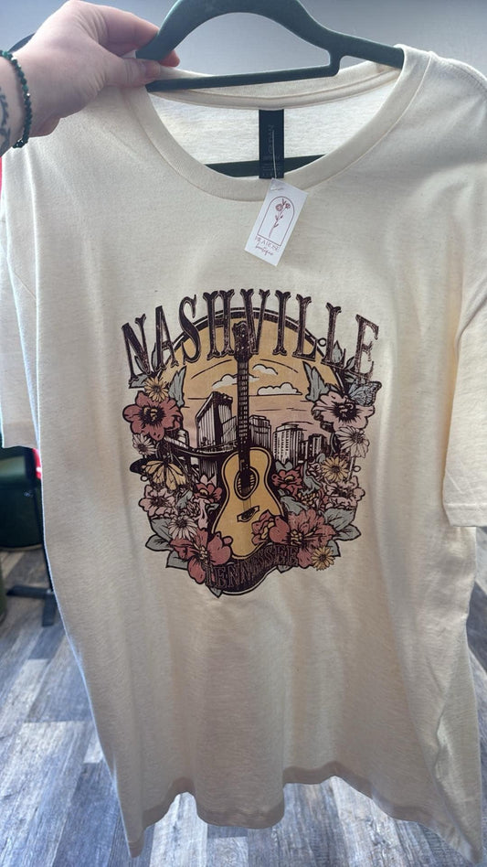 Nashville Country Tee - Mila Rose Boutique, LLC