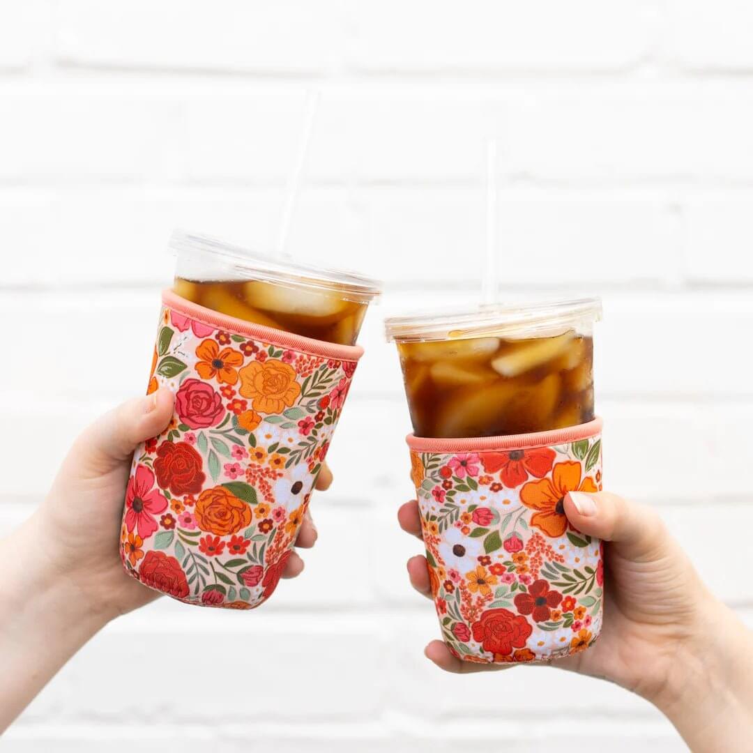 Rosewood Blooms Drink Sleeve - Mila Rose Boutique, LLC