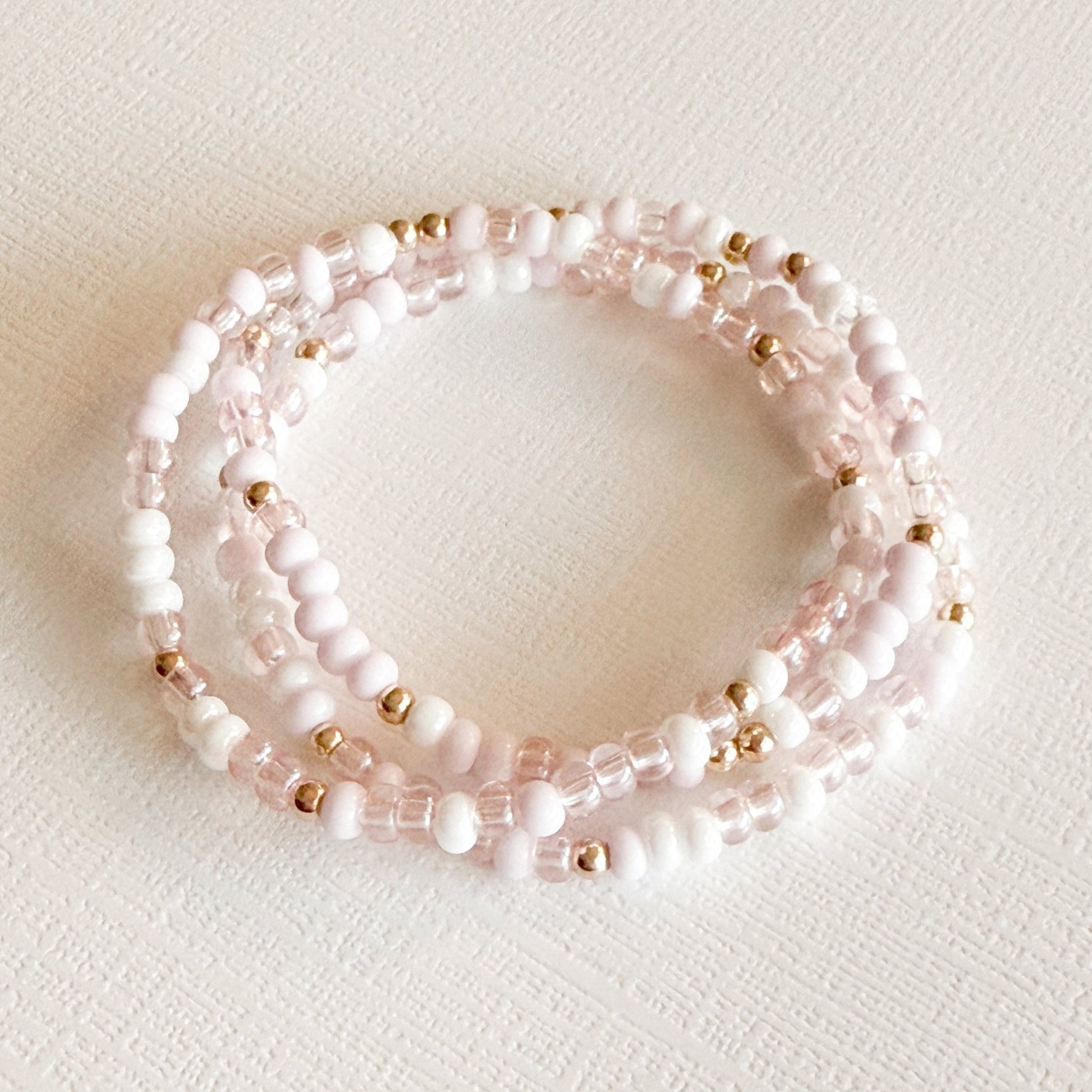 Think Pink Gold Confetti Bracelet - Mila Rose Boutique, LLCThink Pink Gold Confetti Bracelet