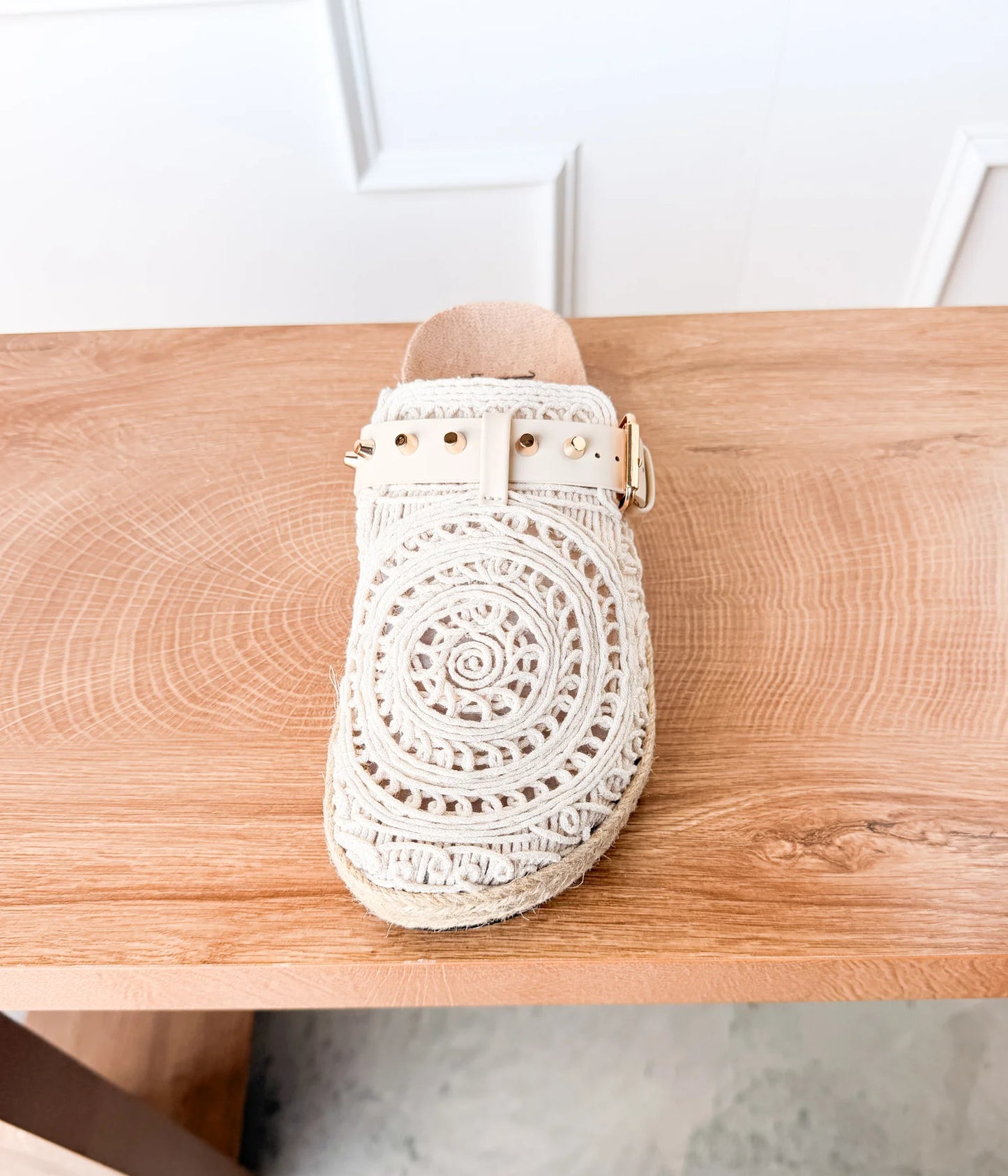 Boho Crochet Clog