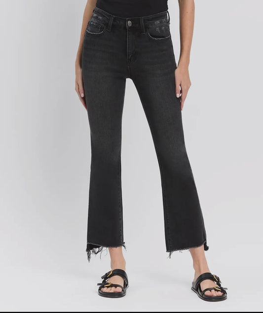 Vervet Dark Wash Skinny Jean with Frayed Hem - Mila Rose Boutique, LLCVervet Dark Wash Skinny Jean with Frayed Hem30/11