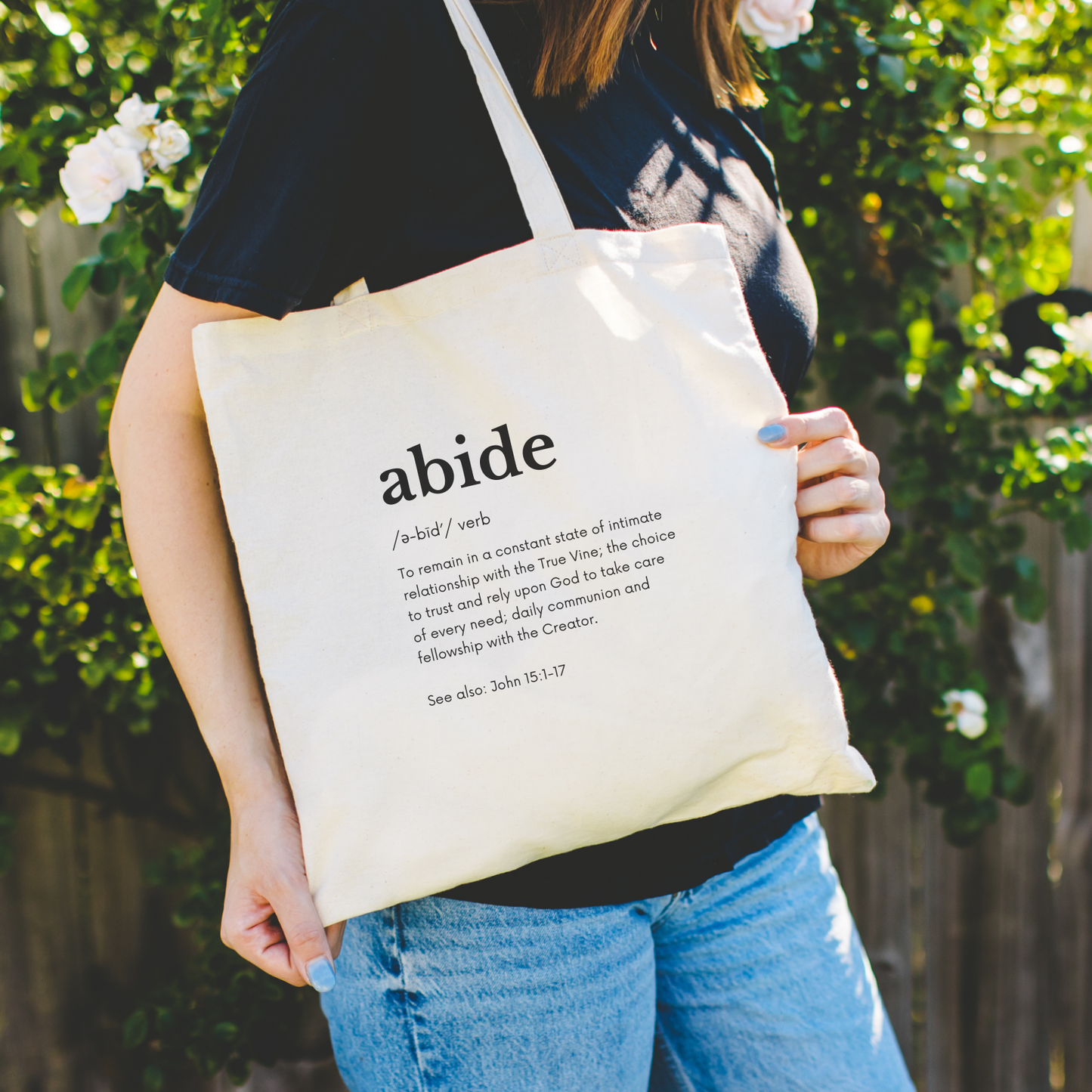 Abide Tote Bag